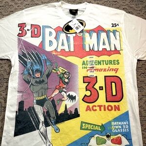 🎥 '05 Batman Superhero DC Comics Vintage Cartoon Book Cover Limited Series Tee